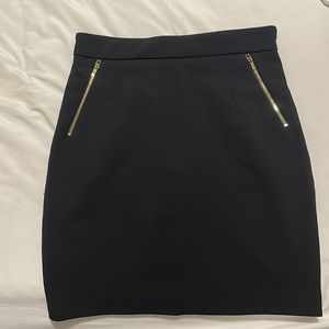 H&M High Waisted Pencil Black Skirt